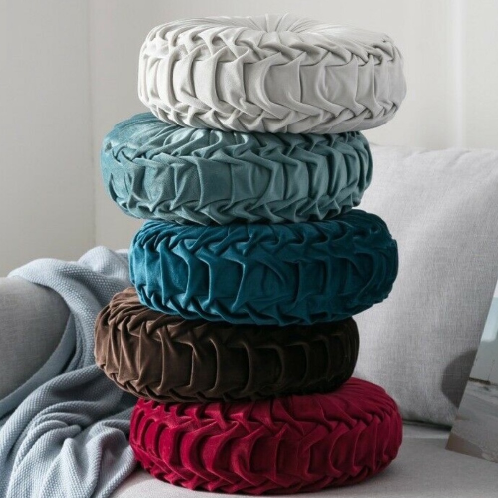 Last 1 Sale 🎉 Pleated Velvet Accent Pillow💫 - Picture 3 of 3